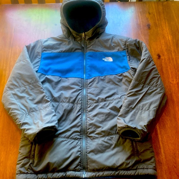 The North Face Double Sided Fleece Jacket size Boys XL (18/20) - Picture 1 of 15